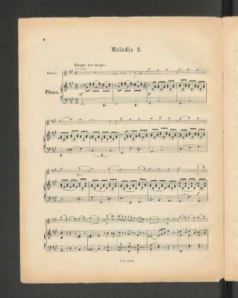 Melodie 2. [Piano.]