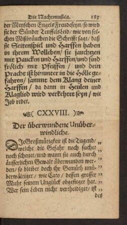 (CXXVIII.) Der überwundene Unüberwindliche.