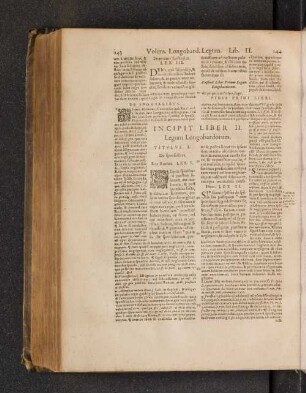 Incipit Liber II. Legum Longobardorum.