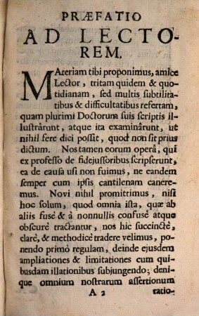 Tractatvs Rationalis De Fidejussoribus : Antehac In Catholica Electorali Universitate Ingolstadiana Ad disputandum Propositus
