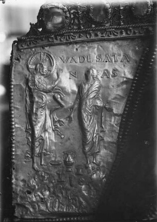 Dachrelief: 3. Versuchung Christi