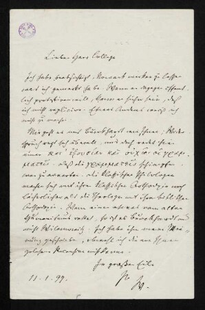 Brief 28: 11.01.1899