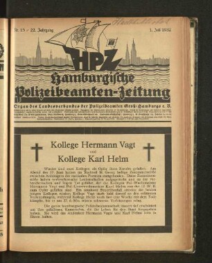Nr. 13 / 22. Jahrgang 1. Juli 1932