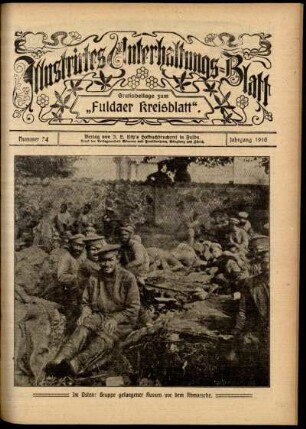 Ausgabe vom Sonntag, den 20. August 1916.