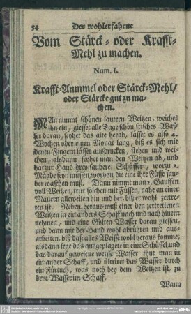 Vom Stärck- oder Krafft-Mehl zu machen