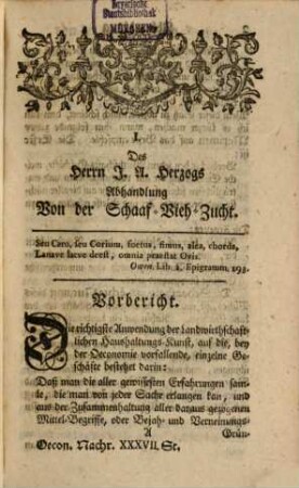 Oeconomische Nachrichten. 4, 4. 1752