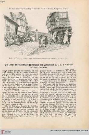 Die zweite internationale Ausstellung von Aquarellen u.s.w. in Dresden, [1]