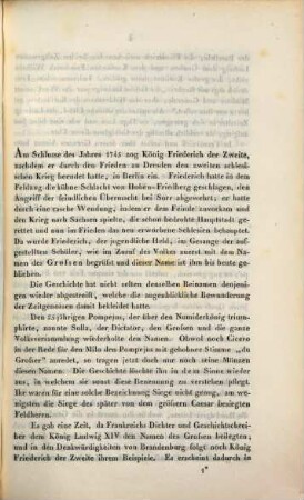 Zum Gedächtniss Freiderichs des Grossen : ein Vortrag, gehalten am 30. Januar 1851 in der Königlichen Akademie der Wissenschaften