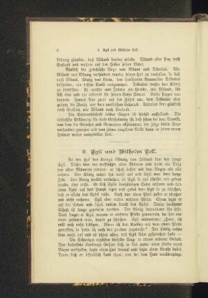 2. Egil und Wilhelm Tell.