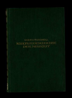 Kulturgeschichte der Neuzeit / Band 1