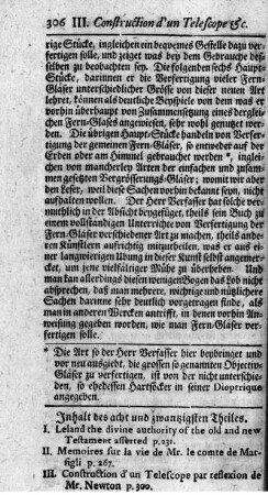 Inhalt des acht und zwantzigsten Theiles.