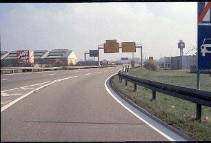 Ausfahrt aus Tangente (München Richtung Wendlingen)