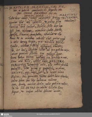 Nr.202-206. In natalem, Ein liedt das des bapsts Euangelium u.a.