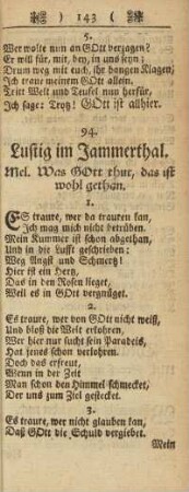 94. Lustig im Jammerthal