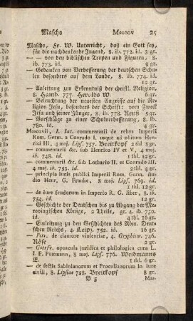 25-36, Mascho - Medicus