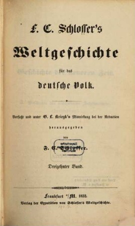 F. C. Schlosser's Weltgeschichte für das deutsche Volk, 13. Neuere Geschichte ; 5. Theil (Ende des sechszehnten und Anfang des siebenzehnten Jahrhunderts.) : II. Geschichte des sechzehnten Jahrhunderts (Fortsetzung)