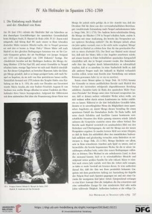 IV. Als Hofmaler in Spanien 1761 - 1769