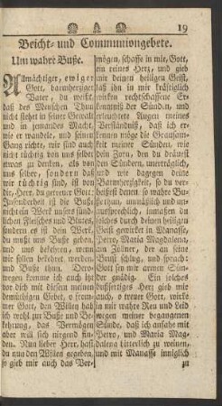 Beicht- und Communiongebete.