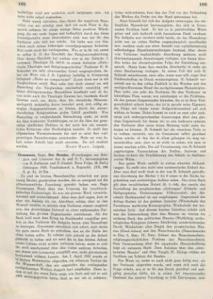 165-167 [Rezension] Gressmann, Hugo, Der Messias