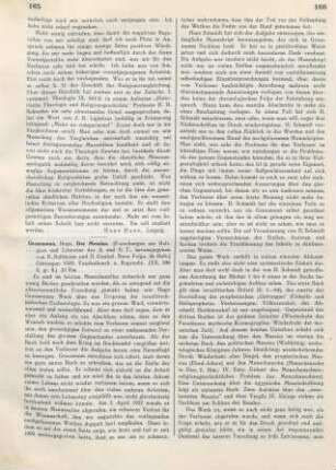 165-167 [Rezension] Gressmann, Hugo, Der Messias