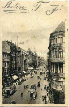 Blick in die Berliner Friedrichstraße Berlin