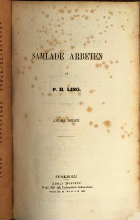Samlade Arbeten, 2