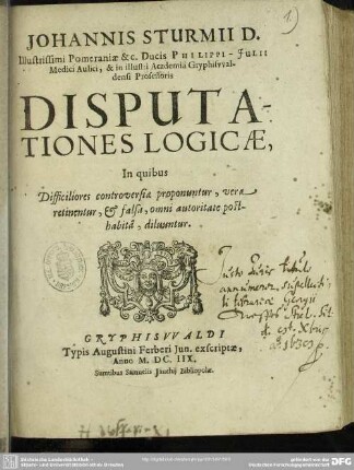 Disputationes logicae
