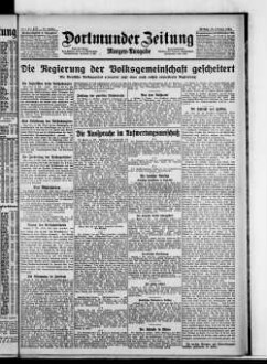 Dortmunder Zeitung. 1874-1939