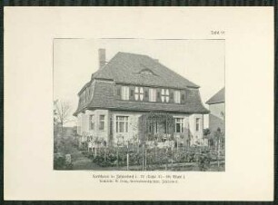 Landhaus in Zehlendorf I-IV. (Tafel 97-98), Blatt I
