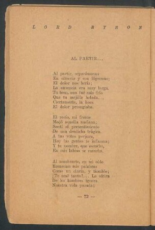 Al partir...
