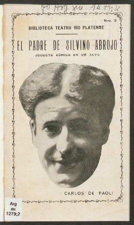 [Fotografía de] Carlos De Paoli