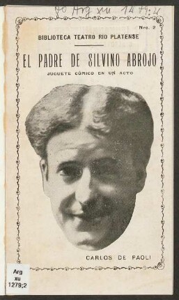 [Fotografía de] Carlos De Paoli