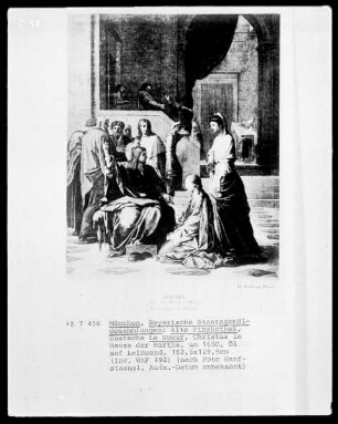 Christus im Hause der Martha