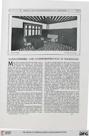 Kunstgewerbe- und Handwerkerschule in Magdeburg