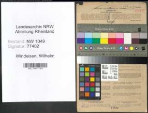 Entnazifizierung Wilhelm Windeisen , geb. 01.06.1886 (Kaufmann)