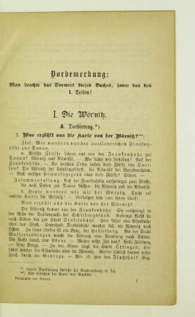I. Die Wörnitz