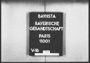 Wüst, Ernst, Dr., Gymnasiallehrer in München, dann Gymnasialprofessor in Erlangen, Entleihung von griechischen Handschriften aus der Nationalbibliothek in Paris