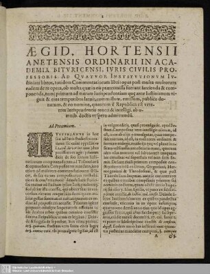 [Ad Librum Primum Institutionum Iustiniani]