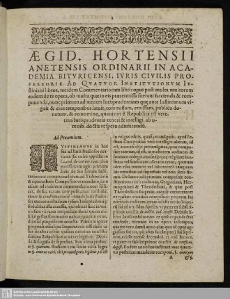 [Ad Librum Primum Institutionum Iustiniani]