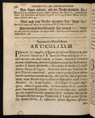 146-156, Articuli XXIII - XXVII