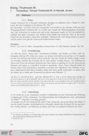 König: Thutmosis III.