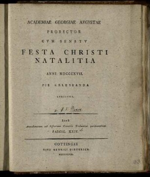 24[,2]: Anecdotorum ad historiam Concilii Tridentini pertinentium. Fascic. XXIV