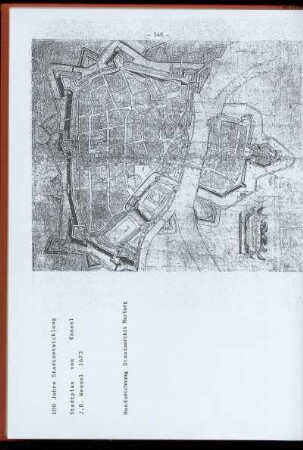 Stadtplan von Kassel 1673
