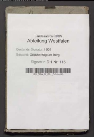 Etats des Damenstifts Nottuln