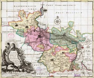 Accurate Geometrischer General Ris Des Stiffts Merseburg ; Mit Königl. und Churfürstl. Sächss. Privilegio
