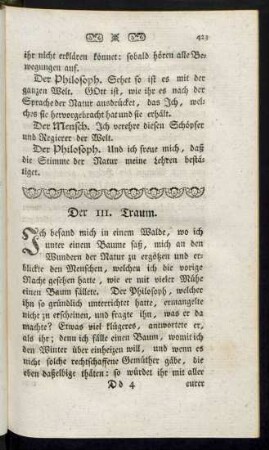 Der 111. Traum. - Der 120. Traum.