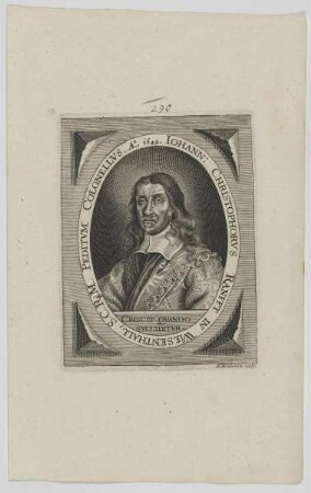 Bildnis des Iohann Christophorvs Ranfft in Wiesenthall