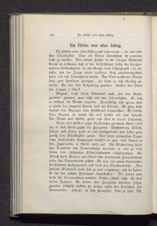 Ein Förster vom alten Schlag