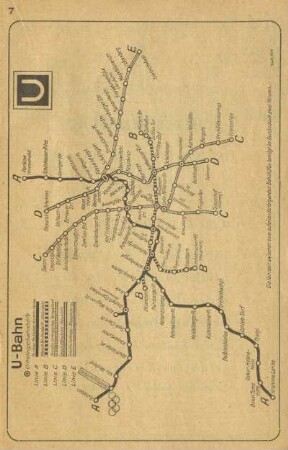 Karte: U-Bahn