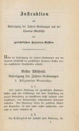 I. Allgemeine Grundsätze